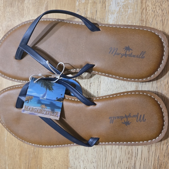 Margaritaville Women's Blue and Brown Sandals - Picture 4 of 4